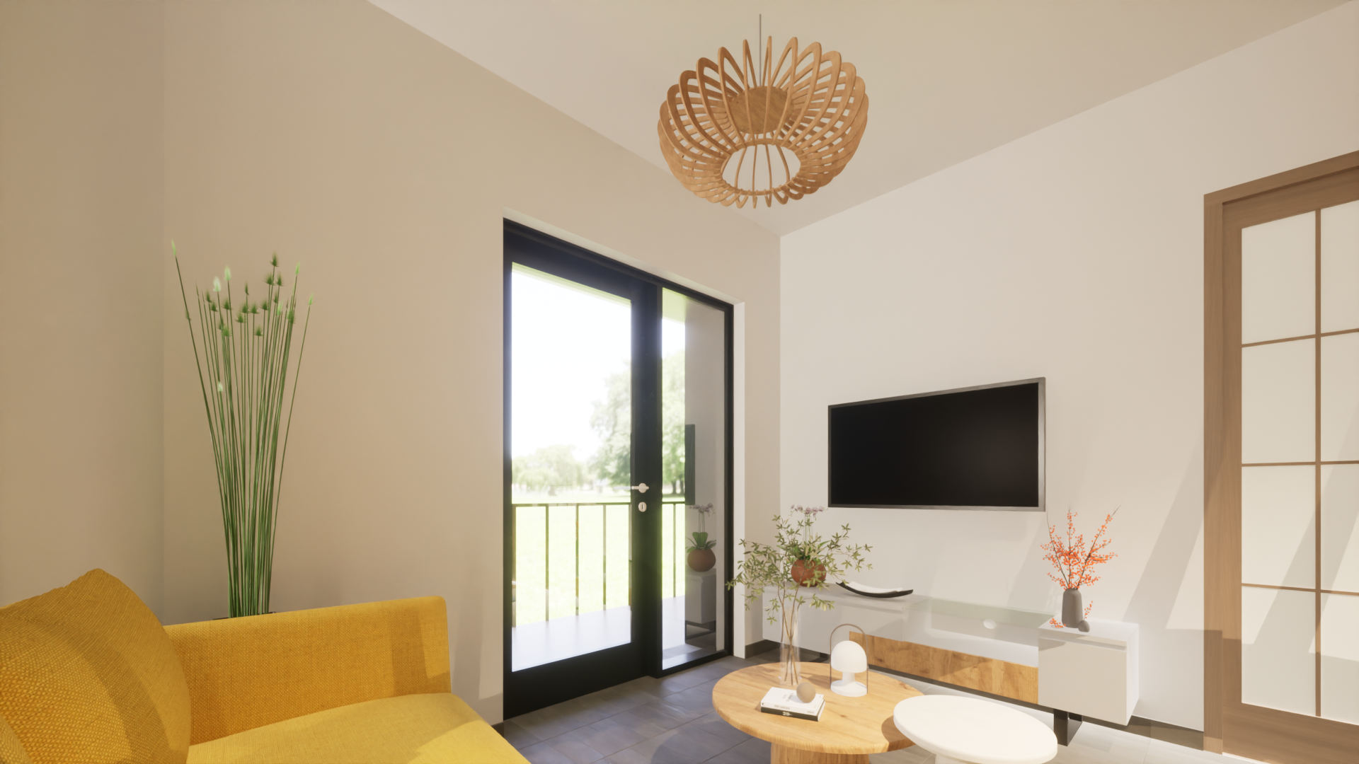 Salon avec vue Terrasse T1bis